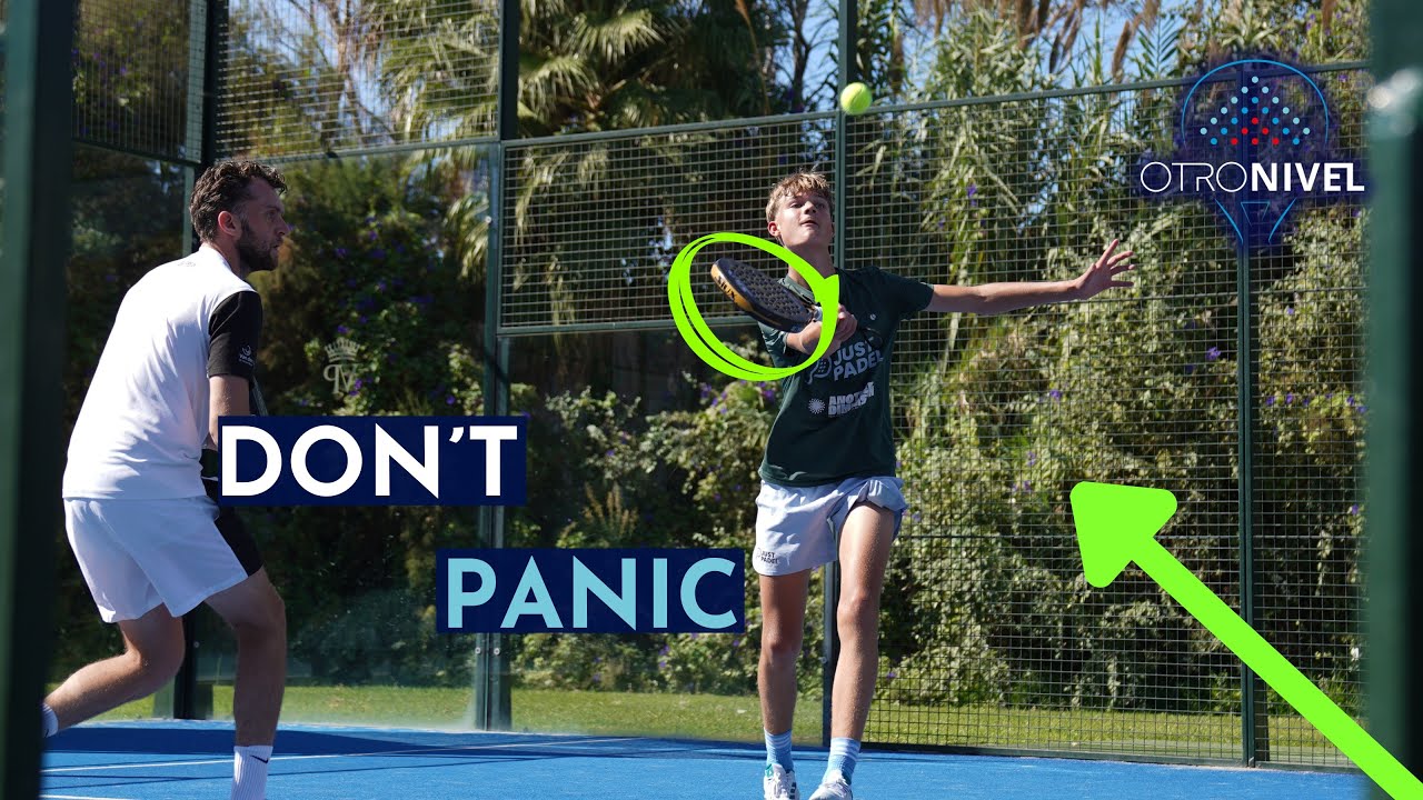 Pro padel training for transition play and strategy.