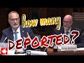 How many failed asylum claimants were deported? How many people are in Canada illegally?