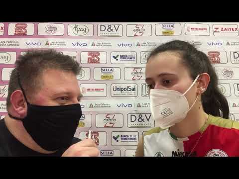 Il commento a caldo di Matilde Frigerio dopo la sconfitta con Pinerolo.