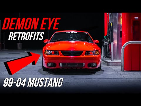 DEMON EYE Retrofit Headlights! 99-04 Mustang (Refresh Reaper [Episode 20