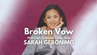 Sarah Geronimo - broken vow ( lyrics video ) ft. Mark Bautista