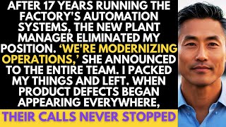 Plant Manager Fired Me To "Modernize" After 17 Years. When Every Product Started Failing...