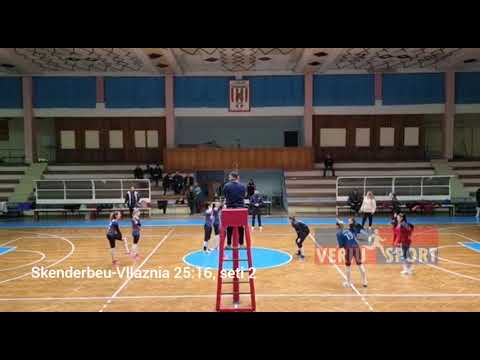 Skënderbeu-Vllaznia(Volejboll Femra-Java e 10-të Seti i parë dhe i dytë)