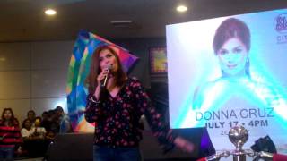 DONNA CRUZ sings &#39;Only me and you&#39; / Ikaw lang at Ako&#39; @ SM City Rosales ❤