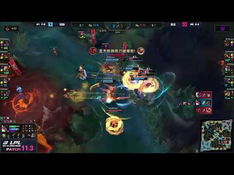 LPL EDG Viper pentakill (EDG vs BLG)