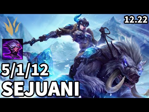 Sejuani Jungle vs Ekko - KR Master | Patch 12.22