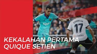 Kekalahan Pertama Quique Setien saat Melatih Barcelona