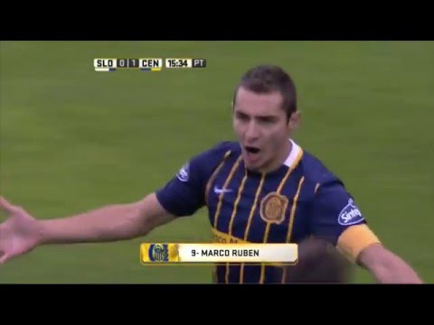 Gol de Ruben. San Lorenzo 0 - Central 1. Fecha 11. Primera División 2016.