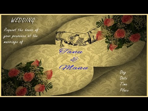 How to Design a Wedding Invitation Card in Photoshop (...