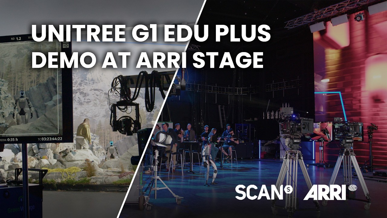 Robotics Meets Virtual Production: We took Robots to the ARRI Stage Open Day