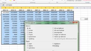 Konvertera till tusental med klistra in special i Excel