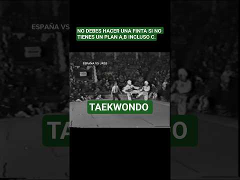 FINTAR  sin un PLAN B. TAEKWONDO 🥋Deja tu comentario 👇