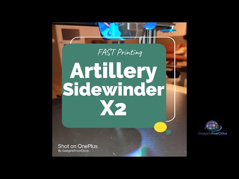 GadgetsFromChina - Artillery Sidewinder X2 Printer - Fast Print of a doll stand