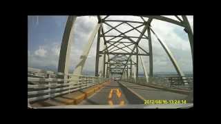 preview picture of video 'Sakai waterworks big bridge, Sakaiminato Tottori JAPAN'