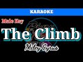 The Climb by Miley Cyrus (Karaoke : Male Key)