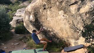 Video thumbnail of Totxo de la Vinya, 7c. El Cogul