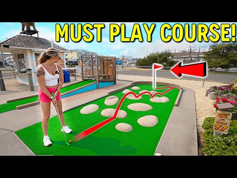 This Old School Mini Golf Course Totally Surprised Us! - It's Amazing!