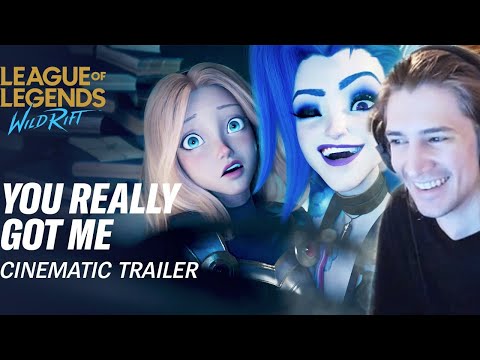 xQc Reacts to You Really Got Me | Cinematic Trailer - League of Legends: Wild Rift | xQcOW