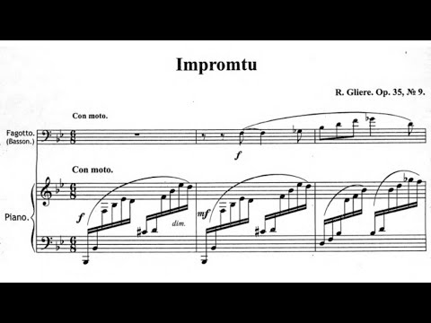 Reinhold Glière: Impromptu, Op. 35/9 (1908)