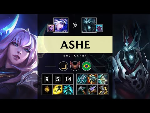 Ashe ADC vs Karthus: Triple Kill, Rampage - BR Grandmaster Patch 14.24
