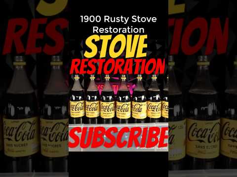 1900 Stove Restoration: Removing Rust and Bringing Back Shine #antiquerestoration #decorativeantique