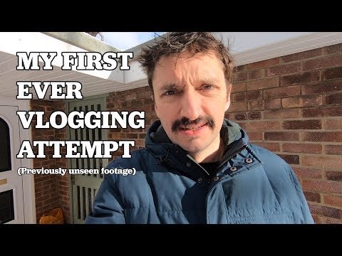 My First Attempt At Vlogging (previously unseen footage)