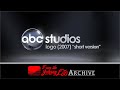 ABC Studios Logo 2007 Short Version The JohnnyL80 Archive