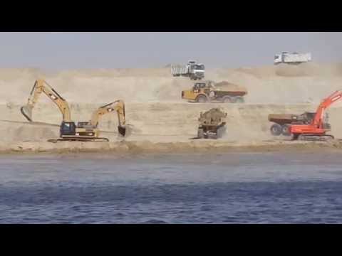 Suez Canal new: the first dredging site in the northern sector Balblah