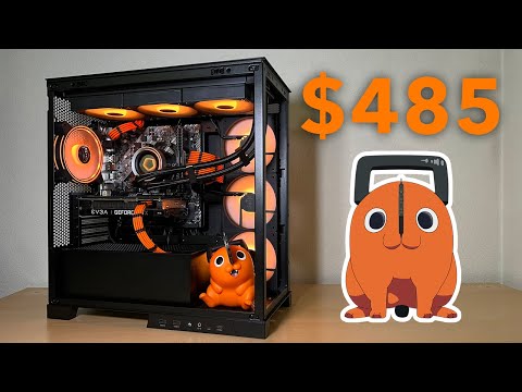Building a Black and Orange PC | Chainsaw Man
