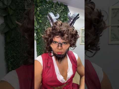 O que achou da minha fantasia para a festa da fantasia 2024 😍 #satiro #mitologia