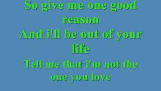 one good reason rex goudie lyrics.wmv