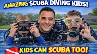 Kids can scuba too! Amazing scuba diving children!