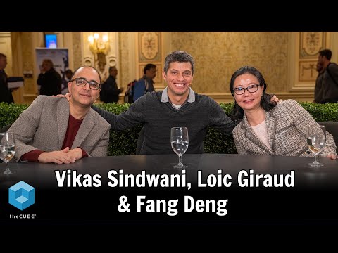 Vikas Sindwani, Accenture, Loic Giraud and Fang Deng, Novartis  | Accenture Executive Summit 2019