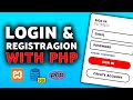 Complete Login Registration System In PHP And MySQL Step By Step Tutorial