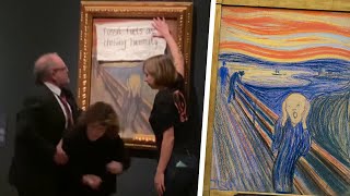 Museum Staff Stops Climate Protest at ‘The Scream’ Painting