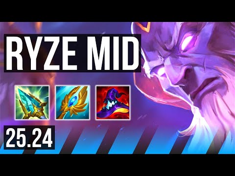 RYZE vs MALZAHAR (MID) | 42K damage | EUW Master | 25.24