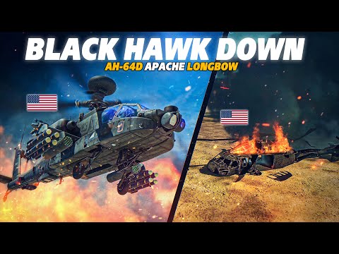 Black Hawk Down But This Time They Have AH-64D Apache Support | Digital Combat Simulator | DCS |