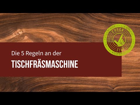 An der Tischfräsmaschine sicher arbeiten | Holz- und Metallhelden | BGHM