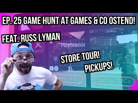 Ep. 25 Game Hunt at Games & Co Ostend! (feat. Russ Lyman) Ed buys a switch game?!?!