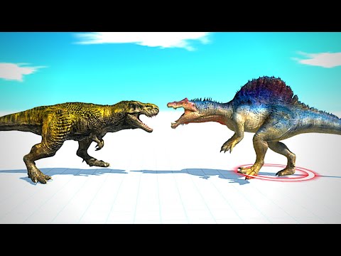 T-REX vs EVERY DINOSAUR - Animal Revolt Battle Simulator