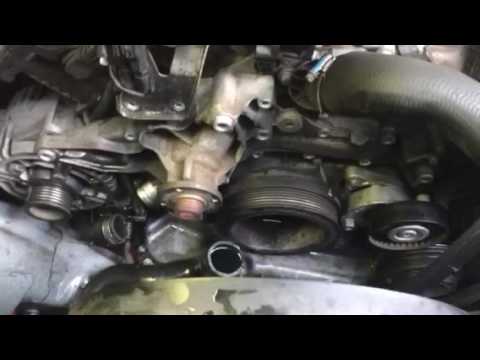 Water pump removal Mercedes Benz E320 V-6