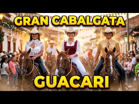 Así se vivió la gran cabalgata en Guacari Valle del Cauca