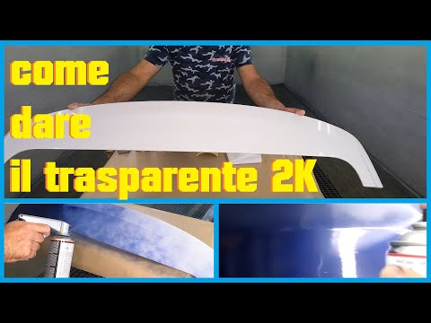 come spruzzare correttamente il trasparente 2k a bomboletta