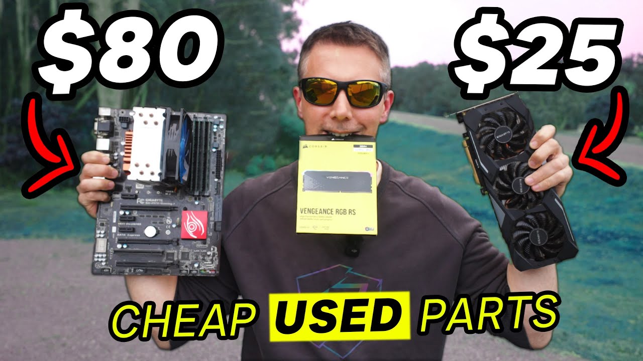 Buying Older USED Gaming PC Parts at Incredibly Low Prices! (July 2025's PC Parts Hunt)