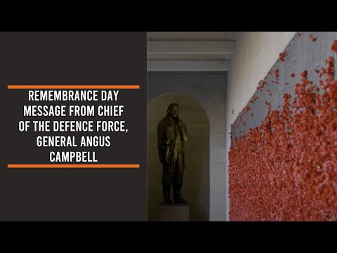 Remembrance Day message from Chief of the Defence Force, General Angus Campbell