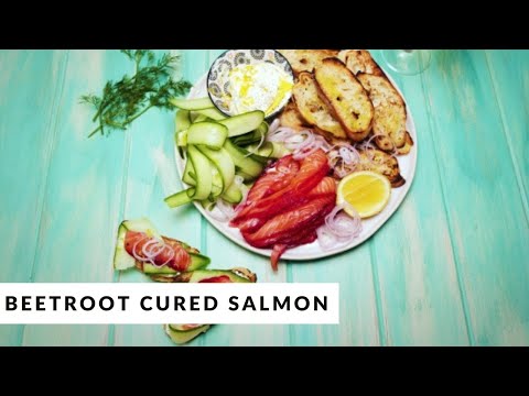 Beetroot Cured Salmon by Courtney Roulston