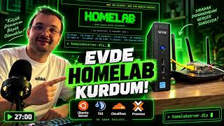 Hosting'e Para Vermeyi Bıraktım! 3000 TL'lik PC ile Evde Kendi Sunucumu Kurdum