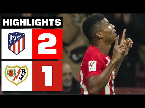 Resumen de Atlético vs Rayo Vallecano Matchday 20