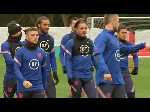 England Players Train Ahead Of Iceland Nations League Match