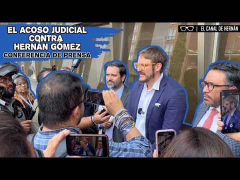 CONFERENCIA de PRENSA sobre el ACOSO JUDICIAL en mi CONTRA | Hernán Gómez